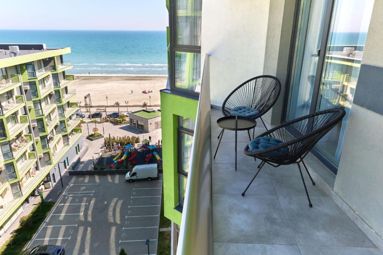 Rainbow Sea View Apartment Spa N Pool Resort - Parking Mamaia Luaran gambar