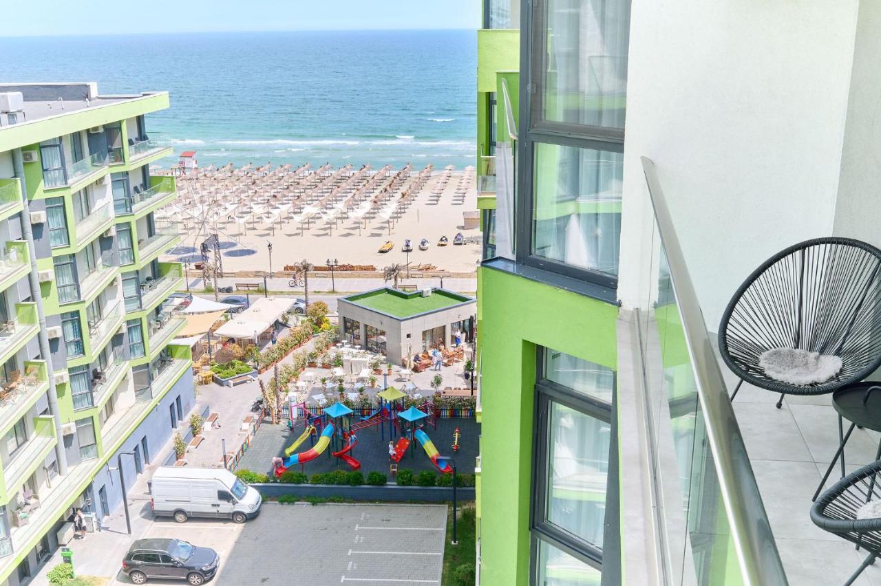 Rainbow Sea View Apartment Spa N Pool Resort - Parking Mamaia Luaran gambar